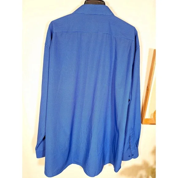 Shaquille O'Neal Big Fit Men's Button-Up Long-Sleeved Shirt XL Stretch - Picture 4 of 5